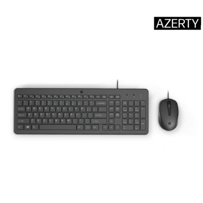 Afbeelding van HP 150 Bedraad toetsenbord en muis AZERTY