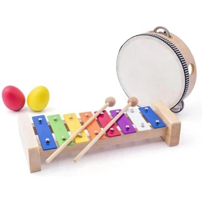 Afbeelding van Woody muziekset 3 dlg. in doos 91893