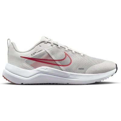 Afbeelding van Nike Downshifter 12 Herensneakers, Platina, gekleurd, Lt Crimson Black White