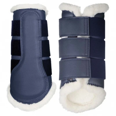 Afbeelding van HKM Beenbeschermers Comfort Donkerblauw L