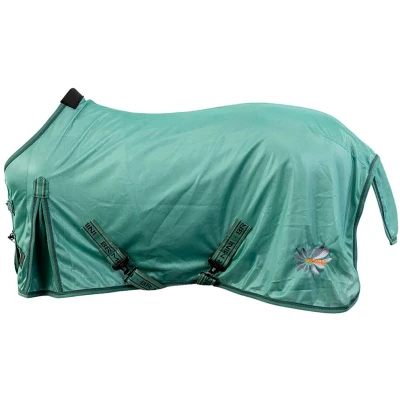 Afbeelding van BR Mini Horse vliegendeken Groen Bovenlengte: 80 cm &amp; Onderlengte: 110