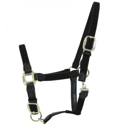 Afbeelding van Kentucky Halster Gevlochten Nylon Zwart Cob