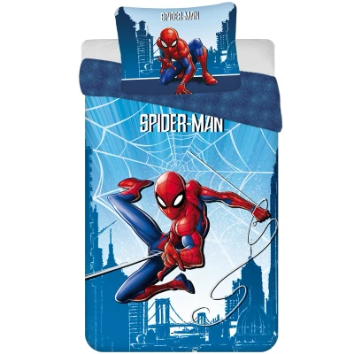Afbeelding van Spiderman Dekbedovertrek Spider man Kinderdekbedovertrek Eenpersoons 140 x 200 + 60 80 cm 100% katoen