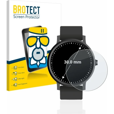 Afbeelding van BROTECT Screenprotector voor Horloges (Rond, ø: 30 mm) Folie Beschermfolie Beschermglas matte