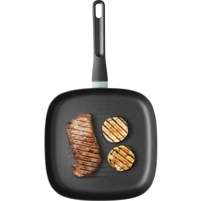 Afbeelding van LEO Grillpan antikleef Sage Ø 26x26cm Groen PFAS vrij