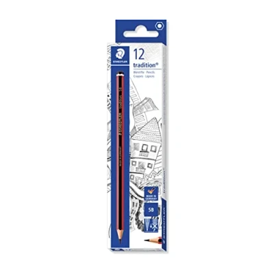 Image de Staedtler Tradition 110 5B Boîte de 12 crayons Noir
