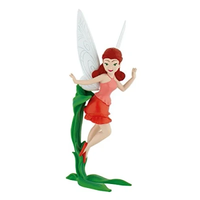 Afbeelding van Disney Speelfiguurtje elf Rosetta met los blad Peter Pan Tinkerbel 7 cm