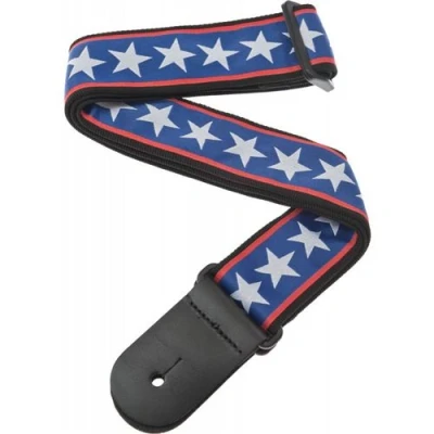 Image de Planet Waves 50A10 Stars&#039;n&#039;stripes Sangle guitare en nylon 5cm