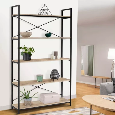 Image de Etagère XL 5 niveaux DETROIT design industriel 170 cm