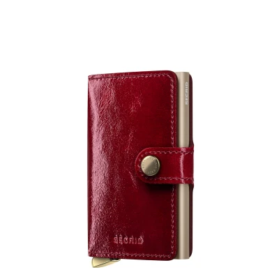Afbeelding van Secrid Miniwallet Pasjeshouder Van Leer Rood