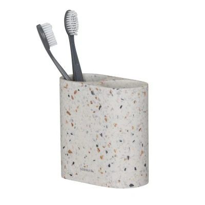 Afbeelding van Sealskin Blend Tandenborstelhouder dubbel vrijstaand Terrazzo