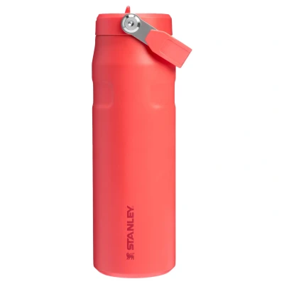 Afbeelding van Stanley PMI The Iceflow Bottle Flip Straw 2.0 Thermosfles 700 Ml Hot Coral Oranje Drinkflessen