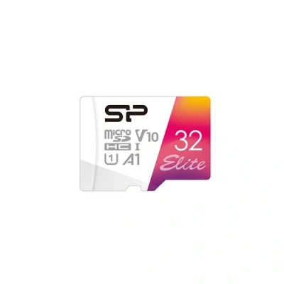 Image de SILICON POWER Elite Carte mémoire flash (adaptateur microSDHC SD inclus(e)) 32 Go A1 / Video Class V10 UHS I U1 Class10