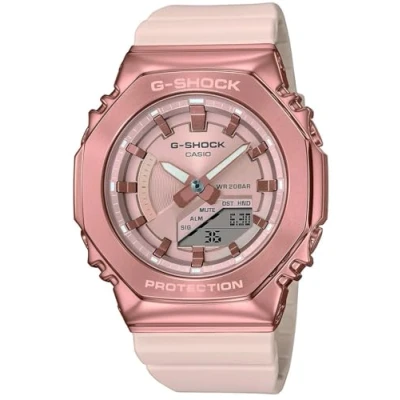 Afbeelding van Casio Dameshorloge GM S2100PG 4AER, Oude Roos, Modern