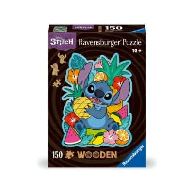 Afbeelding van Ravensburger houten puzzel Disney Stitch Legpuzzel 150 stukjes