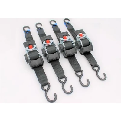 Afbeelding van Set van 4 automatische spanbanden met S haken 3 m x 50 mm 750/1500 daN