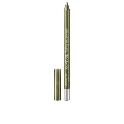 Image de Bourjois Paris Contour Clubbing Crayon Yeux Waterproof, Texture Coulissante et Doux, Formule avec Huiles de Jojoba, No. 77 Kaki&#039;N&#039;Gold, 1.2g
