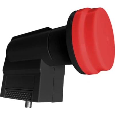 Afbeelding van MegaSat II Diavolo Unicable LNB Feed opname: 40 mm Weerbestendig Zwart, Rood