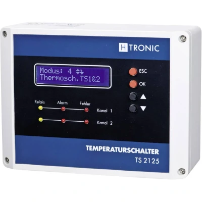 Afbeelding van H Tronic TS 2125 Multifuctionele temperatuurschakelaar 55 125 C