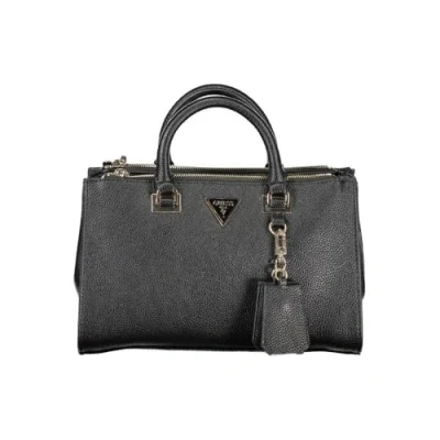 Afbeelding van Guess Cresidia Status Satchel Handtas, Dames, Maat: One Size, Black