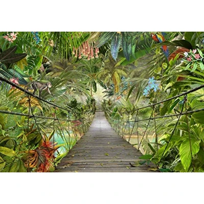 Afbeelding van Fotobehang Wild Bridge 368x254cm Papierbehang