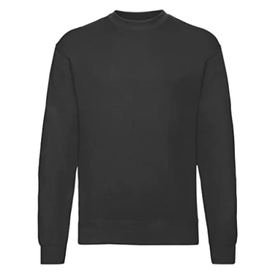 Afbeelding van Fruit of the Loom Ss027m Sweatshirt voor heren, Zwart (36 Zwart)