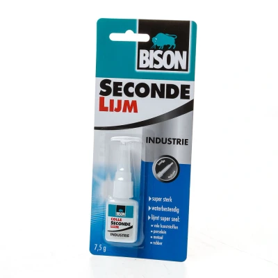 Afbeelding van Bison secondelijm industrie 7,5 gr, fles