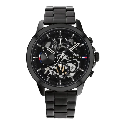 Afbeelding van Tommy Hilfiger heren Horloge TH1710478 in de kleur Zwart