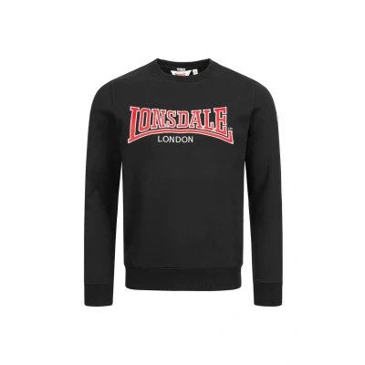Afbeelding van Lonsdale Rundhals Schmale Passform Berger Sweater, Heren, Maat: Small, Marl grey