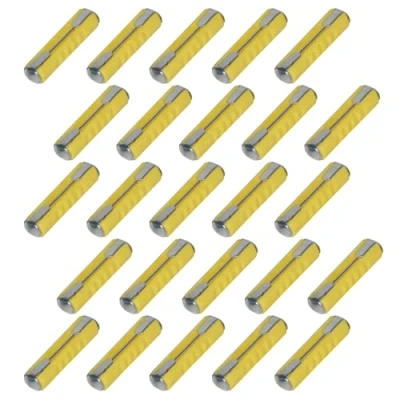 Afbeelding van SeKi 25 stuks torpedozekeringen 5A geel thermoplast