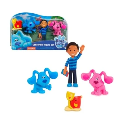 Afbeelding van JP Blues Clues &amp; You Set met 4 figuren Blue en Friends Blu04, meerkleurig, H 15,2 cm x B 25,4 D 5,7