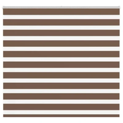 Afbeelding van vidaXL Zebra rolgordijn 160x150 cm stofbreedte 155,9cm polyester bruin