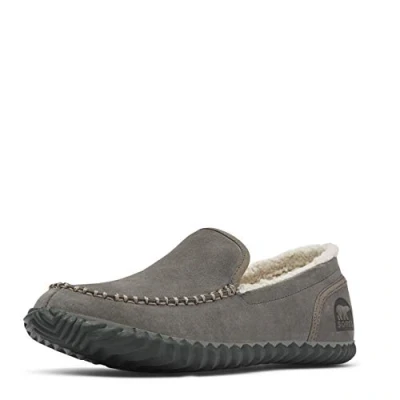 Afbeelding van Sorel Dude MOC Herenpantoffels, Quarry, 42 EU, Grijze steengroeve