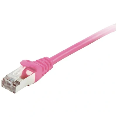 Afbeelding van Equip 605585 RJ45 Netwerkkabel, patchkabel CAT 6 S/FTP 7.50 m Pink Vergulde steekcontacten 1 stuk(s)