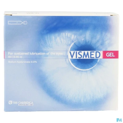 Image de Vismed Gel Lubrifiant Oculaire 0,3% Fl 60 X 0,45ml