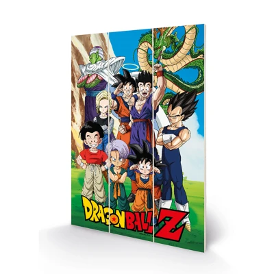 Afbeelding van Dragon Ball Z Unbreakable Bonds Wood Print 20 X 29.5 cm
