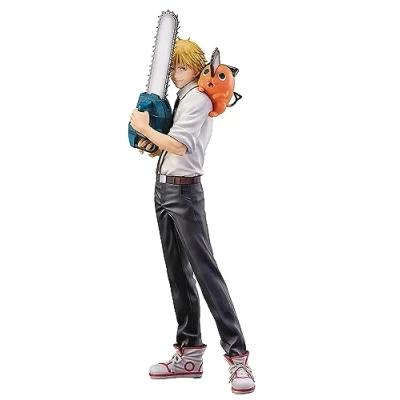 Afbeelding van SEGA Chainsaw Man S Fire PVC Statue 1/7 Denji &amp; Pochita 24 cm Beeld