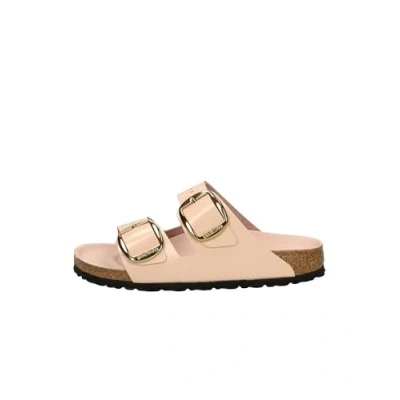 Afbeelding van Birkenstock Gizeh Microfibre Gator Gleam Copper Sandale Femme, SHINE LIGHT ROSE N, 36 EU