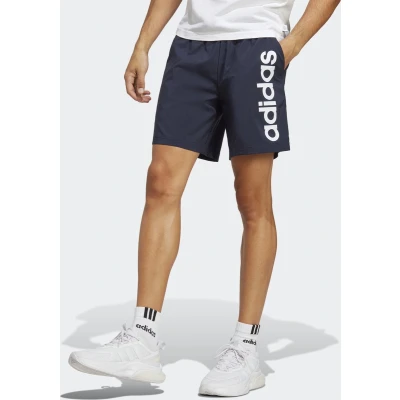 Afbeelding van adidas Sportswear Essentials Linear Shorts, Heren, Maat: Medium, Legend ink