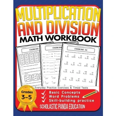 Afbeelding van Success with Math Multiplication and Division Workbook for 3rd 4th 5th Grades