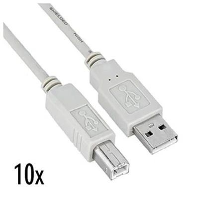 Afbeelding van Nilox NX090301135 USB kabel 1,8 m 2.0 A B Wit