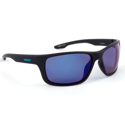 Afbeelding van Shimano Eyewear Matte Black &amp; Blue Mirror