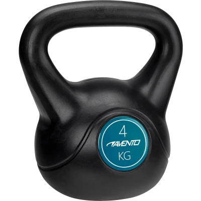 Afbeelding van Avento Kettlebell 4 kg Zwart Breed Handvat
