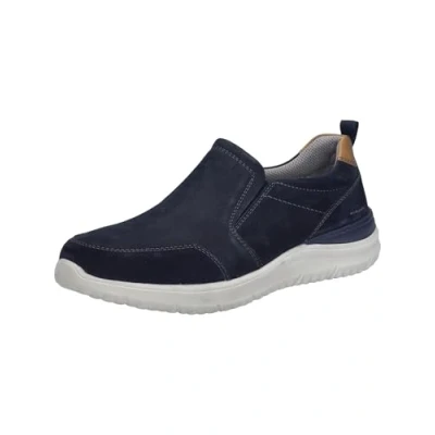 Afbeelding van Josef Seibel Wales Sneakers laag, Heren, Maat: 45, Dunkelblau kombi Leer