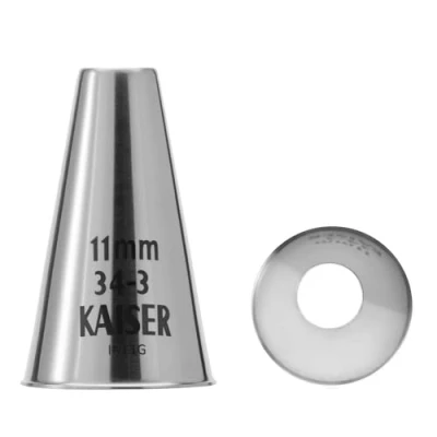 Afbeelding van Kaiser steeksleutel, 11 mm, roestvrijstalen zonder knikken, randen