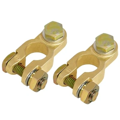 Afbeelding van A0066 4 1 accuklemmen 12 V 24 M8 auto + meer Minus accu aansluitklemmen voor auto, vrachtwagen, camping op zonne energie