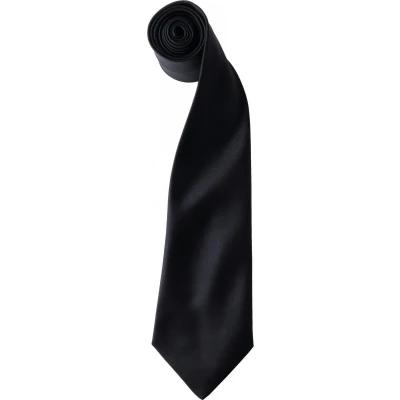 Afbeelding van Premier &#039;Colours&#039; Satin Tie PR750 Black