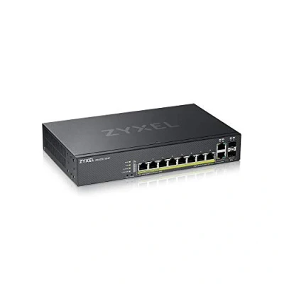 Afbeelding van Zyxel PoE+ schakelaar GS2220 10HP 10 poorten (10 Havens), Netwerkschakelaar, Zwart