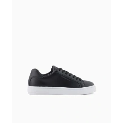 Afbeelding van Armani Exchange Sneakers laag, Dames, Maat: 41, Black Leer
