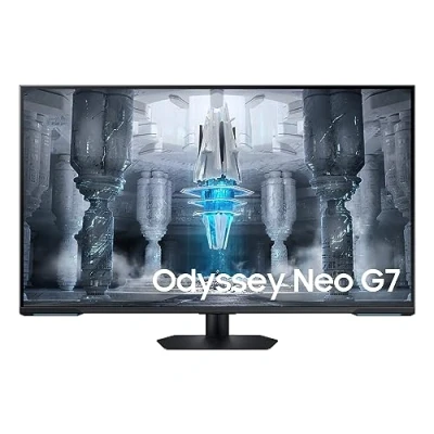 Image de Ecran PC gaming Samsung Odyssey Neo G7 G70NC 43&quot; 4K UHD Blanc